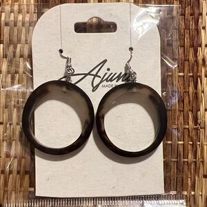 Ajuna Cow Horn Hoop Earrings